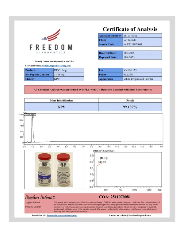KPV kpv 10 – 10mg